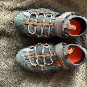 Kids Merrell Navy and Orange Active Sandals